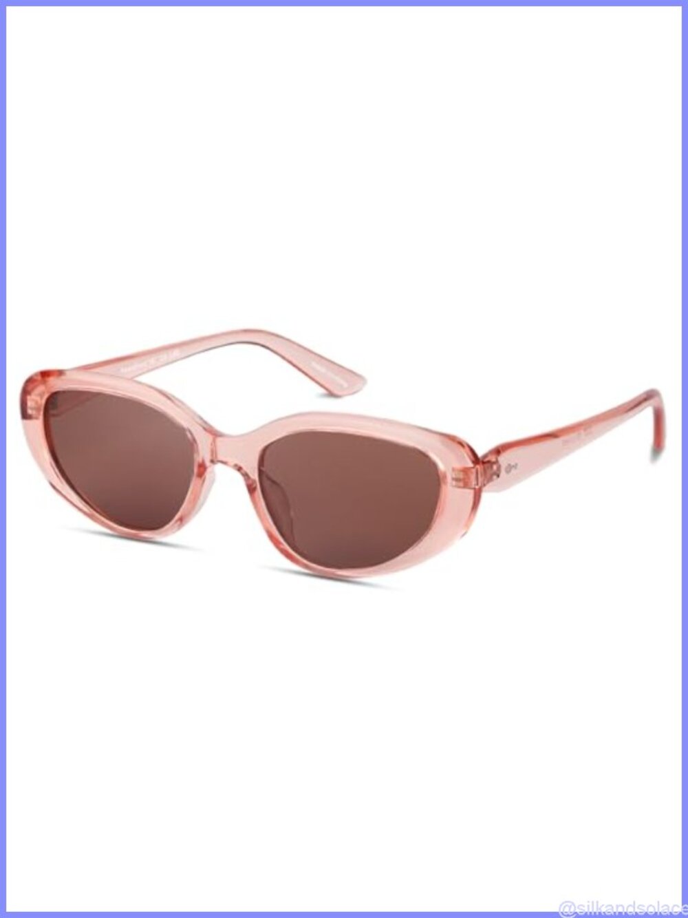 Polarized Oval Y2K Cat Eye Sunglasses 100% UV Protection